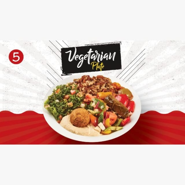 # 5 Vegetarian Plate.