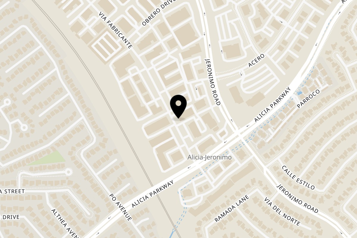 Map showing the location of Shish Taouk Restaurant on 24001 Vía Fabricante in Mission Viejo